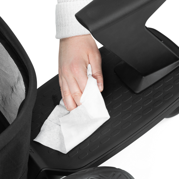 Easy to clean with damp cloth.