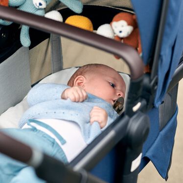 Grey melange Kinderwagen Duurzame Baby Matrasbeschermer