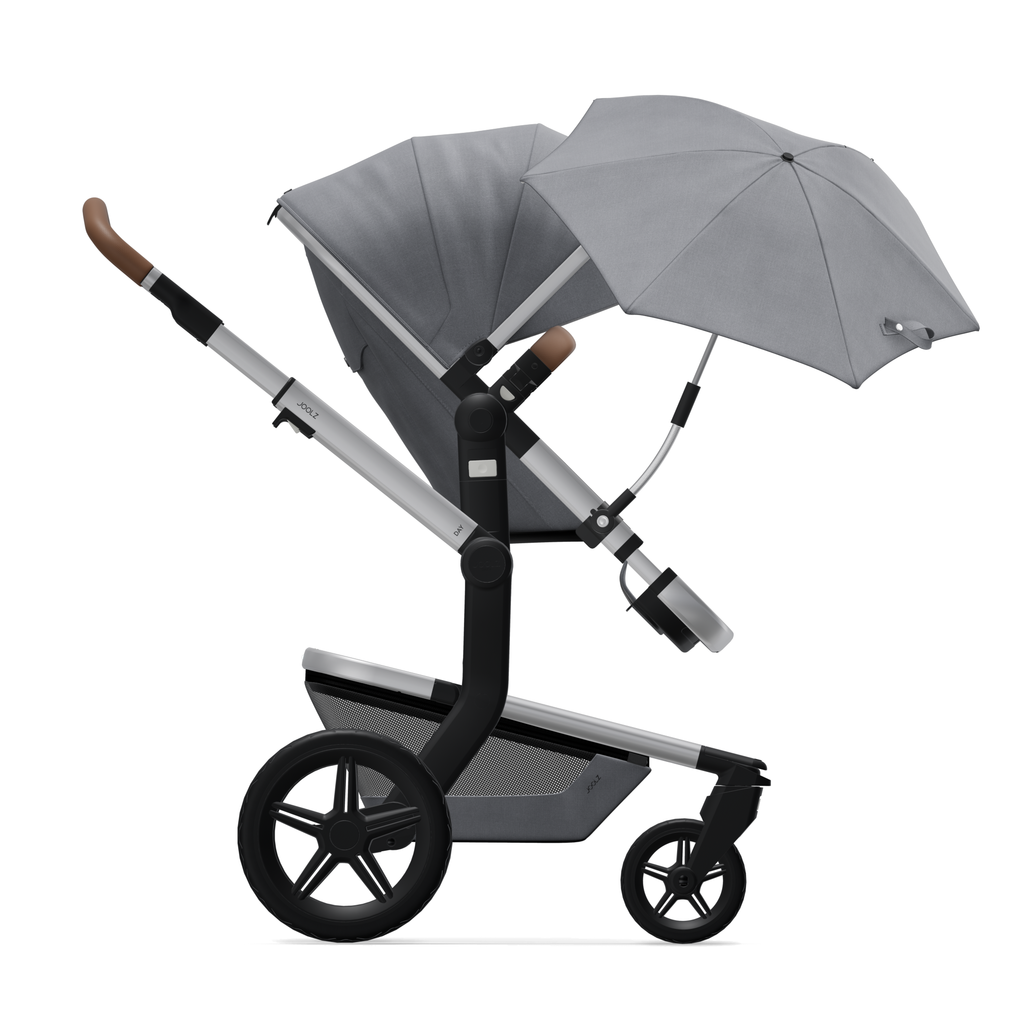 YIJU Baby Stroller Parasol Umbrella Adjustable with Umbrella Clip Fixing Device 360 Degree Sunshade for Bike Pram Trolley Wheelchair Buggy Black 