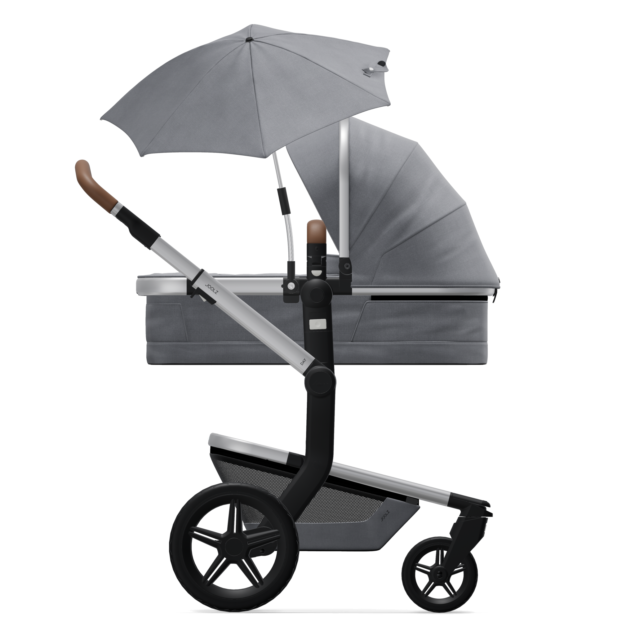 grey pram parasol