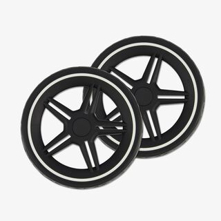 Joolz Hub+ rear wheel set , Black - white